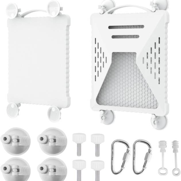 2-in-1 Suction Cup Mount & Silicone Case for Starlink Mini | Car & RV Holder