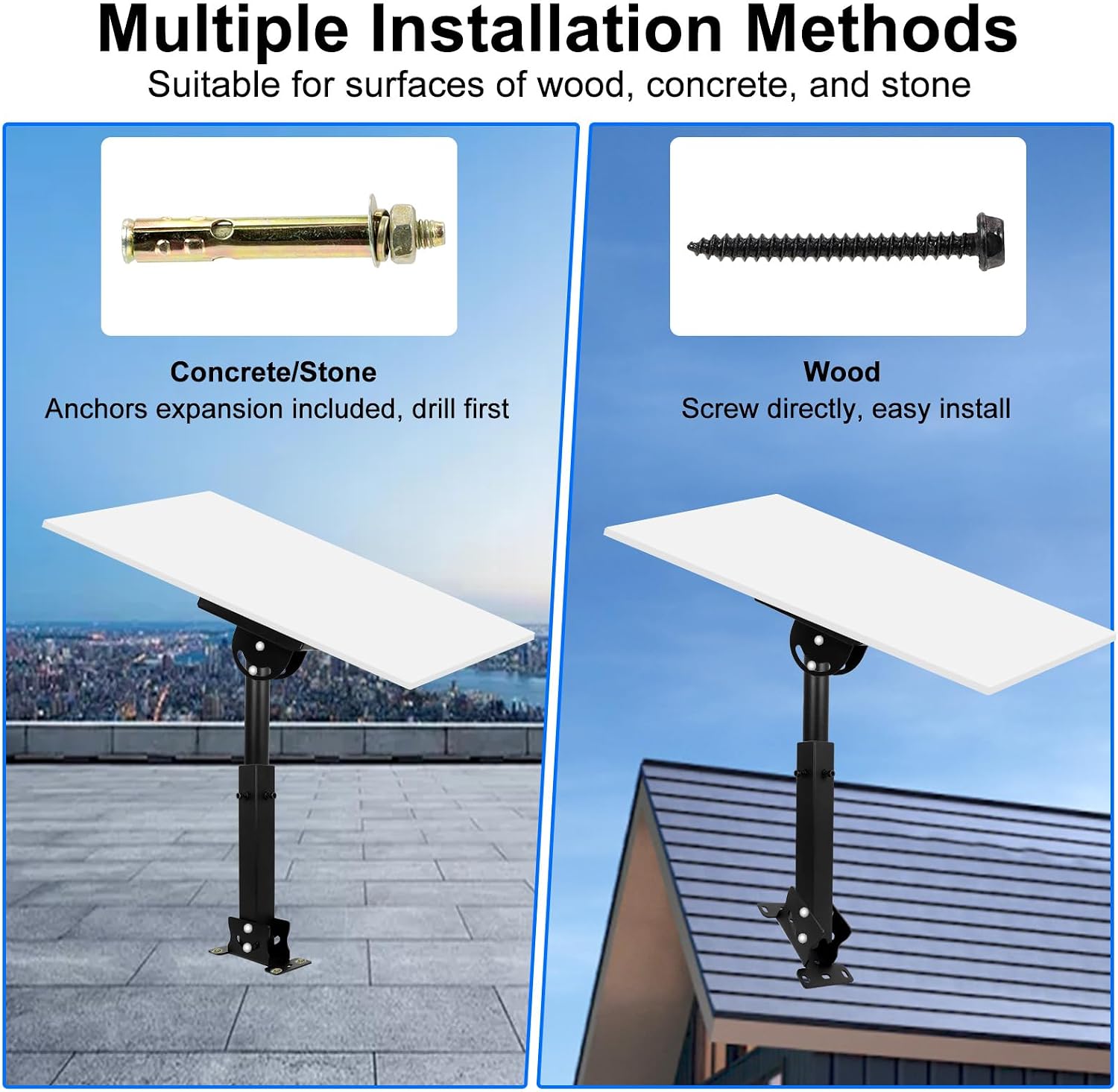 Starlink Gen3 4/4X Adjustable Aluminum 360° Rotatable Roof Mount - Image 7