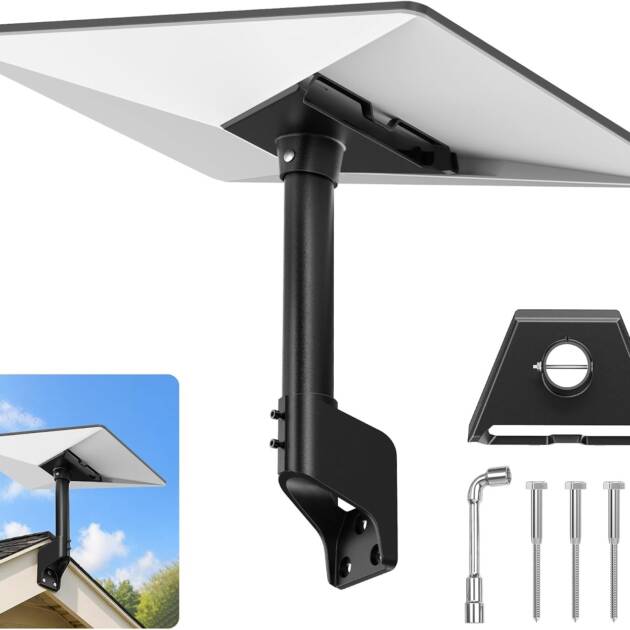 Starlink Gen3 4/4X 360° Adjustable Metal Roof Eave Mount Kit
