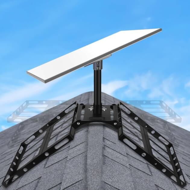 Starlink Gen3 4/4X Adjustable Roof Ridge Mount, No Drilling Mounting Kit