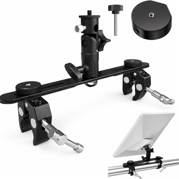 Starlink Mini Foldable Pipe Adapter, RV Ladder Roof Rack Clamp