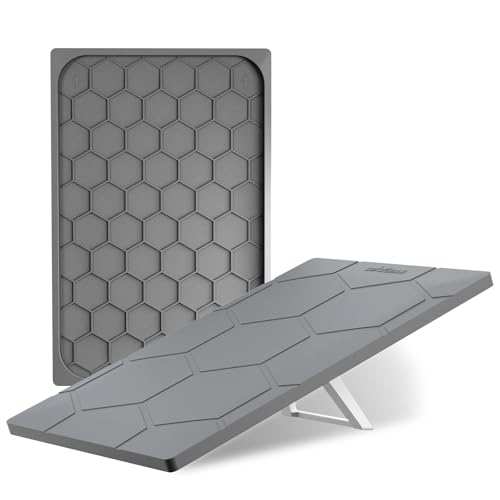 Grey silicone protective cover for Starlink Standard Gen 3 satellite dish, anti hail shockproof guard